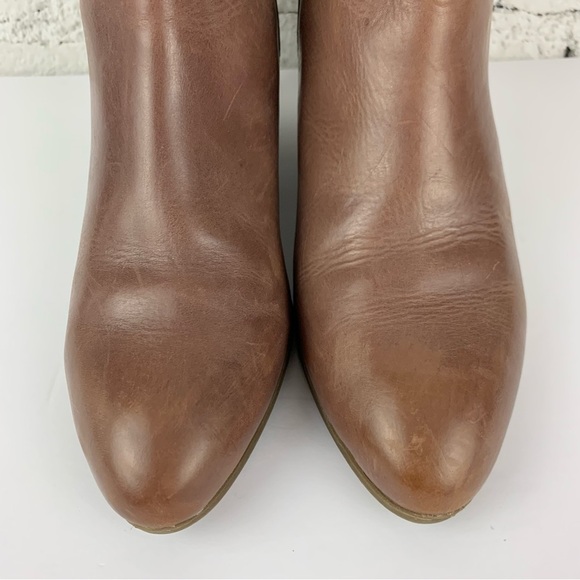 Frye Judith Double Zip Stacked Heel Ankle Bootie 9.5 - Picture 2 of 10